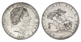 GRAN BRETAÑA. Corona. Jorge III. 1819. (LIX) W/KM-675. 28,18 g. EBC-