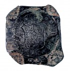PLACA DE RELIEVE relativa a las 5 PESETAS de Gerona de busto de 1809. Ignoramos de que obra antigua puede corresponder esta placa. 32,13 g. MUY INTERE...