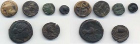 6 Bronzetti greci dell’Aiolis ecc. Con cartellini di identificazione. Non si accettano resi
MB