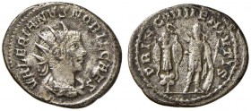 Valeriano II (256-258) Antoniniano - Busto radiato a d. - R/ Aquila stante a s. - RIC 8 MI (g 4,18)
BB/BB+