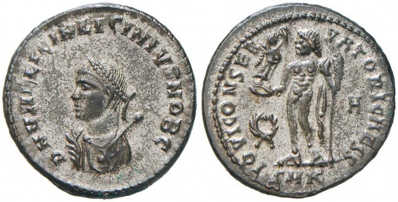 Licinio II (317-324) Follis (Cyzicus) Busto laureato a s. - R/ IOVI CONSERVATORI...