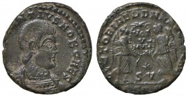 Decenzio (350-353) Maiorina (Lugdunum) - Busto a d. - R/ Due Vittorie - C. 33; RIC 134 AE (g 4,70)
BB/BB+