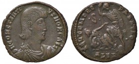 Costanzo Gallo (351-354) Maiorina (Alexandria) - Busto a d. - R/ Soldato colpisce un nemico a terra - RIC 79 AE (g 4,31)
BB/BB+