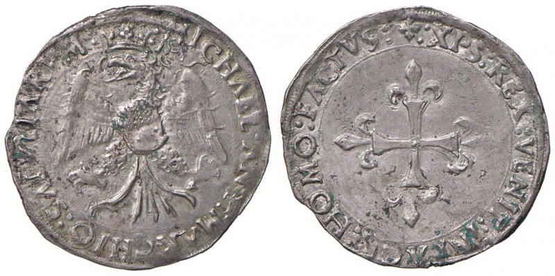 CARMAGNOLA Michele Antonio di Saluzzo (1504-1528) Rolabasso - MIR 147/1 AG (g 2,...