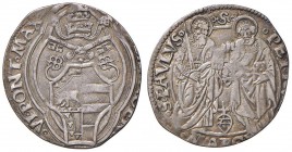 Alessandro VI (1492-1503) Grosso - Munt. 23 AG (g 2,77) Leggermente tosato
BB