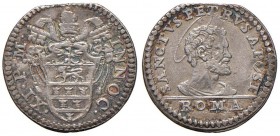 Innocenzo XI (1676-1689) Grosso - Munt. 170 AG (g 1,40) Difetto di tondello, bella patina
BB