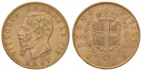 Vittorio Emanuele II (1861-1878) 20 Lire 1867 - Nomisma 854 AU
qSPL