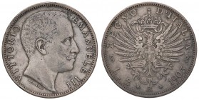 Vittorio Emanuele III (1900-1946) 2 Lire 1905 - Nomisma 1155 AG
BB