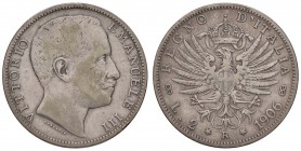 Vittorio Emanuele III (1900-1946) 2 Lire 1906 &ndash; Nomisma 1156 AG
qBB