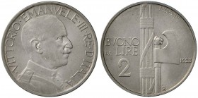 Vittorio Emanuele III (1900-1946) 2 Lire 1923 - Nomisma 1167 NI Minimo graffietto al D/
qFDC