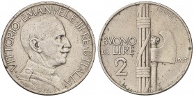 Vittorio Emanuele III (1900-1946) 2 Lire 1927 - Nomisma 1171 NI RR Diffusi segnetti e colpetti
MB