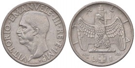 Vittorio Emanuele III (1900-1946) Lira 1936 - Nomisma 1219 NI R Graffietti diffusi al D, screpolatura al R/
qBB