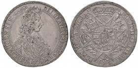 Olmütz - Carlo III (1695-1711 Tallero 1705 - KM 372; Dav. 1209 AG (G 28,09) Graffietti al D/
BB