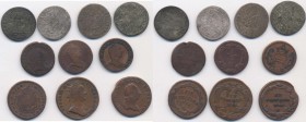 AUSTRIA Lotto di 10 monete diverse date fino all‘800
MB-BB