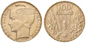 FRANCIA Terza repubblica (1871-1940) 100 Franchi 1935 - Gad. 1148 AU (g 6,57) RRR Insignificanti segnetti da contatto
FDC
