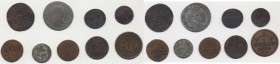 GERMANIA Lotto di 9 monete di diversi stati. Con cartellini di vecchia raccolta.
B-BB