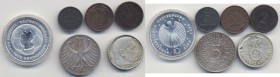 GERMANIA Lotto di 6 monete di cui 3 in argento
BB-FDC