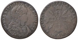 MONACO Honore III (1733-1793) 3 Sols (Pezzetta) 1735 - CNI 7; KM 81 CU (g 4,17) RR Piccola screpolatura al R/
BB