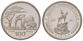 NAMIBIA 100 Rand 1987 Essai - KM X2 AG (g 5,05) R
FS
