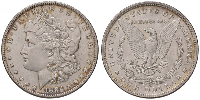 USA Dollaro 1884 - KM 110 AG (g 26,78) Colpetto al bordo
qFDC