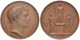 FRANCIA Napoleone Imperatore (1804-1814) Medaglia 1804 LE SENAT ET LE PEUPLE - Opus: Andrieu - Jeuffroy - Denon - AE (g 33,27 - Ø 39mm)
BB+