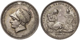 MEDAGLIE Napoleoniche - Medaglia 1805 Conquista di Vienna - Opus: Manfredini - Bramsen 444 AG (g 44,22 - Ø 42 mm) Colpetti al bordo ed un graffietto n...
