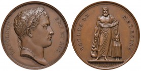 FRANCIA Napoleone Imperatore (1804-1814) Medaglia 1805 ECOLES DE MEDECINE - Opus: Andrieu - Denon - AE (g 40,49 - Ø 40mm)
SPL