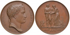 FRANCIA Napoleone Imperatore (1804-1814) Medaglia 1805 LA LIGURIE RÉUNIE A LA FRANCE - Opus: Andrieu - Brenet - Denon - AE (g 39,18 - Ø 40mm)
SPL