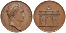 FRANCIA Napoleone Imperatore (1804-1814) Medaglia 1806 AUX ARMÉES - Opus: Andrieu - Brenet - Denon - AE (g 35,73 - Ø 40mm)
SPL