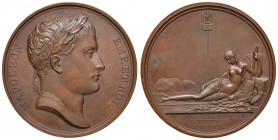 FRANCIA Napoleone Imperatore (1804-1814) Medaglia 1807 SIGNIS VLTRA VISTVLAM CONSTITVTIS - Opus: Andrieu - Brenet - Denon - AE (g 38,85 - Ø 40mm) Macc...
