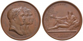 FRANCIA Napoleone Imperatore (1804-1814) Medaglia 1807 PAIX DE TILSIT - Opus: Andrieu - Droz - Denon - AE (g 38,65 - Ø 40mm)
SPL