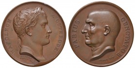 FRANCIA Napoleone Imperatore (1804-1814) Medaglia 1807 FABIUS CUNCTATOR - Opus: Andrieu - Denon - AE (g 41,54 - Ø 40mm) Difetto di conio, piccole macc...