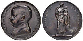 FRANCIA Napoleone Imperatore (1804-1814) Medaglia 1811 Nascita del re di Roma - Opus: Andrieu - AE (g 31,3 - Ø 41 mm) Copia fusa e ripatinata (?)
BB