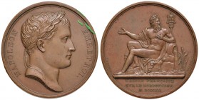 FRANCIA Napoleone Imperatore (1804-1814) Medaglia 1812 L’AIGLE FRANCAISE SUR LE BORYSTHENE - Opus: Andrieu - Brandt - Denon - AE (g 30,78 - Ø 40mm)
S...