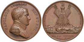 FRANCIA Napoleone Imperatore (1804-1814) Medaglia 1813 INFANTERIE FRANÇAISE BATAILLE DE WURTCHEN - Opus: Depaulis - Brenet - Denon - AE (g 37,14 - Ø 4...
