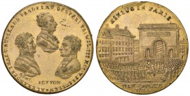 MEDAGLIE Napoleoniche - Medaglia 1814 Entrata degli alleati a Parigi - Opus: Stettner - Rame dorato (g 20,13 - Ø 38 mm)
SPL