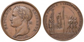 FRANCIA Napoleone Imperatore (1804-1814) Medaglia - DRAPEAUX DONNES A L’ARMEE PAR NAPOLEON Ier - Opus: Denon - Jeuffroy - Denon - AE (g 9,23 - Ø 26mm)...