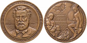 CURACAO Medaglia 1937 Centenario della societ&agrave; S.E.L. Maduro & Sons &ndash; AE (g 218 &ndash; &Oslash; 75 mm) Salomon Maduro era uno dei pochi ...