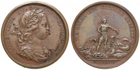 FRANCIA Louis XV (1715-1774) Medaglia 1718 VIS ANIMI CUM CORPORE CRESCIT - Opus: D.V. - AE (g 39,55 - Ø 41mm)
BB