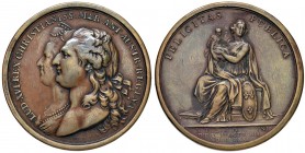 FRANCIA Louis XVI (1774-1793) Medaglia 1781 FELICITAS PUBLICA - Opus: Du Vivier - AE (g 36,80 - Ø 41mm)
BB