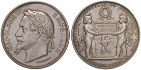 FRANCIA Napoleone III (1852-1870) Medaglia 1867 Esposizione universale a Parigi, al Duca di Buckingham per i servizi brindati - Opus: H. Ponscarme - A...