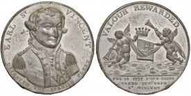 INGHILTERRA Medaglia 1797 Jervis John battaglia di Saint-Vincent, vittoria inglese sugli Spagnoli - MA (g 20,80 - Ø 37mm)
qBB