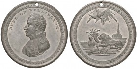 INGHILTERRA Medaglia 1814 Duke of Wellington - MA (g 23,06 - Ø 43mm) Forata
qBB