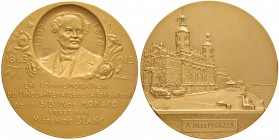 MONACO Medaglia 1913 50° anniversario della fondazione de la S.B.M di Monaco - Opus: Szirmai MD (g 94,43 - Ø 62 mm) Colpetto al bordo
qFDC