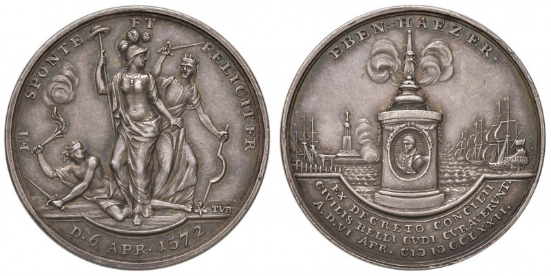 OLANDA Medaglia 1772 Bicentenario della liberazione di Flesinga - Opus: van Berc...