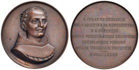 MEDAGLIE Agostino da Montefeltro - Medaglia 1890 - Opus: Farnesi - Æ (g 45,12 - Ø 45 mm) Minimi colpetti al bordo
SPL+