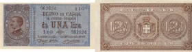CARTAMONETA Banca d’Italia - Lira 21/09/1914 - Alfa 11 Serie 110-962624
FDS
