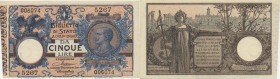 CARTAMONETA Banca d’Italia - 5 Lire 10/09/1923 - Alfa 56 Serie 5267 006074
FDS