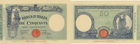CARTAMONETA Banca d’Italia - 50 Lire 18/01/1933 - Alfa 184 Serie O 1348-7032. Traccia di piegatura verticale
SPL+