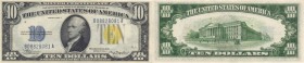 CARTAMONETA Occupazioni di territori italiani - 10 Dollari 1934 timbro giallo - Gav. 230 R
SPL+